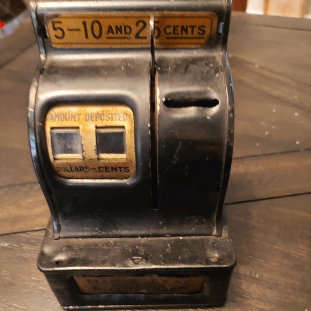 Old Toy Cash Register Defunct Condition